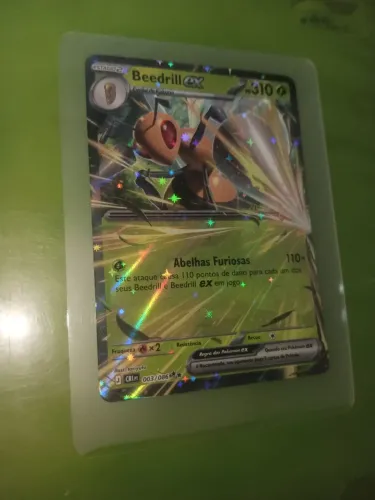 Carta Pokémon Beedrill ex 003/086 Holográfica Original Copag , LEIA O ANÚNCIO