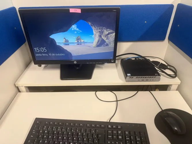 Kit Computador HP EliteDesk i5 8th Gen + Monitor HP V198bz