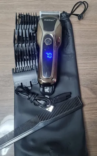 Maquina para corte de cabelo Kemei Km 1990