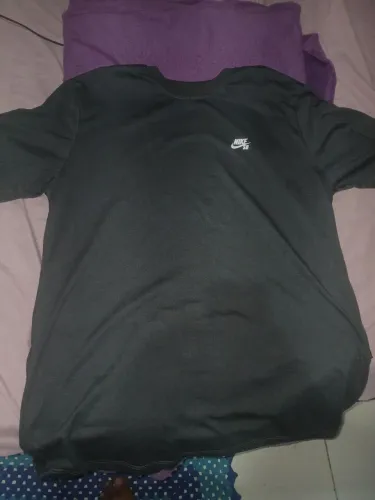 Camiseta Nike Cinza Original - Tamanho GG (Estampa Grafite) - Promoção Rápida!