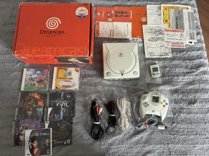 SEGA DREAMCAST JAPONÊS CIB COMPLETO NA CAIXA ? IMPECÁVEL!