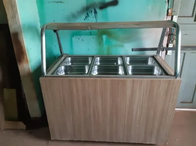 Cuba restaurante fria de 6 cubas toda no inox