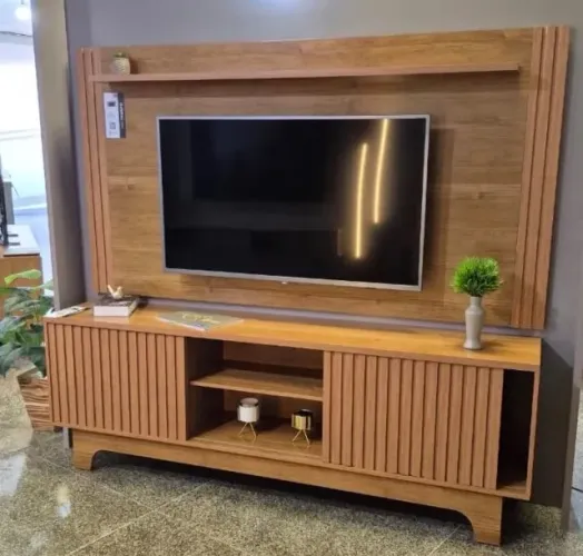Conjunto Sala Trunfo Prime Cinamono para TV