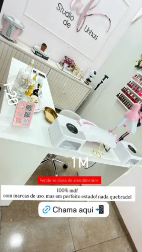 Mesa de atendimento em mdf