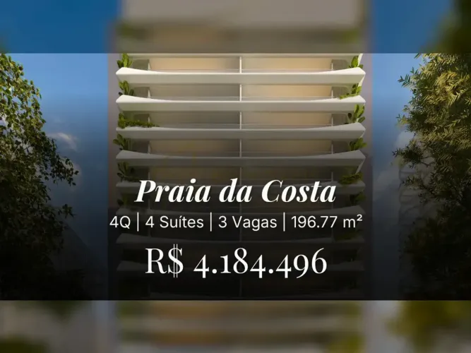 Oportunidade única: apartamento de luxo na Praia da Costa - Vila Velha!