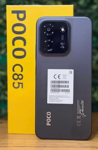 Celular Novo - Poco C85 - Black - 128/6 - oferta semanal de janeiro
