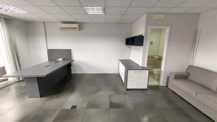 Conjunto Comercial para Locação, Santana,  Ed. Braz Leme Office, ar condicionado, sacada e