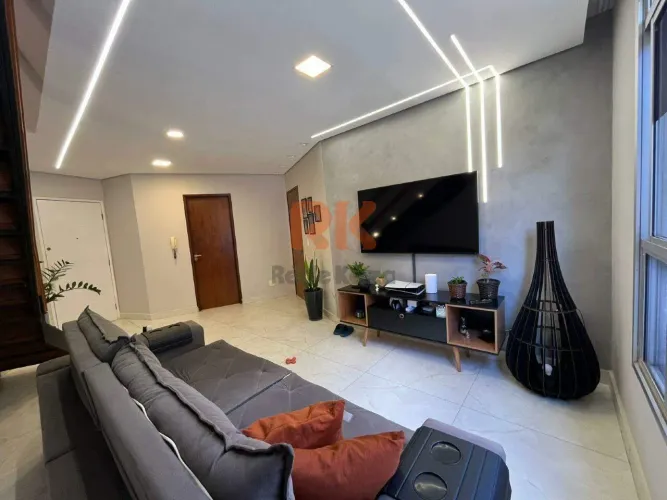 Cobertura para aluguel, 5 quartos, 1 suíte, 2 vagas, Castelo - Belo Horizonte/MG