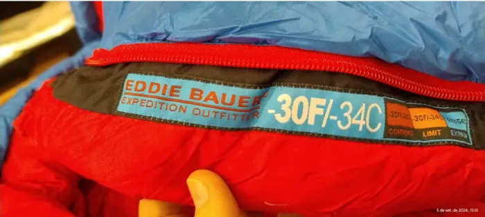 Saco dormir Eddie Bauer -34º