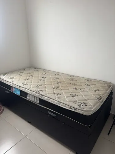 Cama baú solteiro