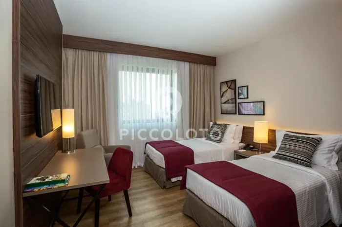 Hotel à venda em Campinas, Jardim do Lago, com 1 quarto, com 25.43 m², Hotel Royal Palm To