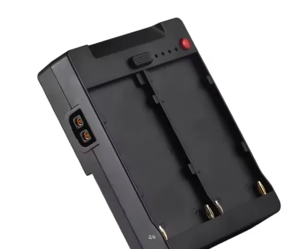 Plate Adaptadora F980 F970 Para Encaixe V-Mount Com saida Usb-C, Usb-A, D-Tap, Dc.
