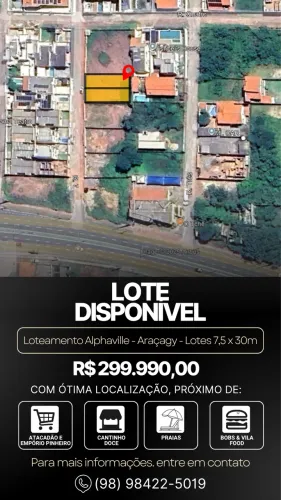 Vende-se lotes no araçagi