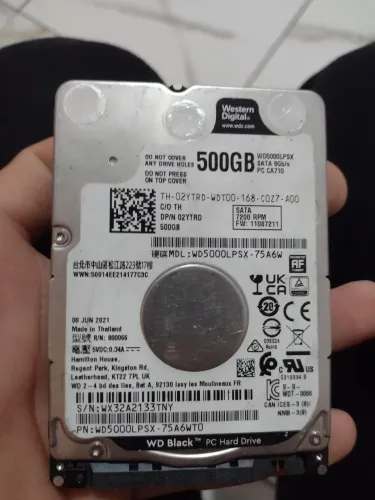 HD FUNCIONANDO SAUDÁVEL 500GB