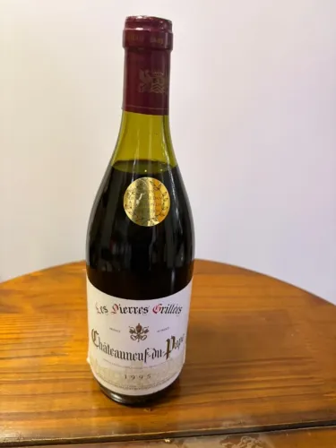 Vinho Francês Chateauneuf Du Pape Les Pierres Grillees 750ml 1995