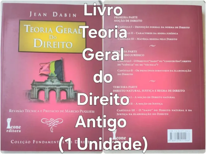 Livro Teoria Geral do Direito Antigo