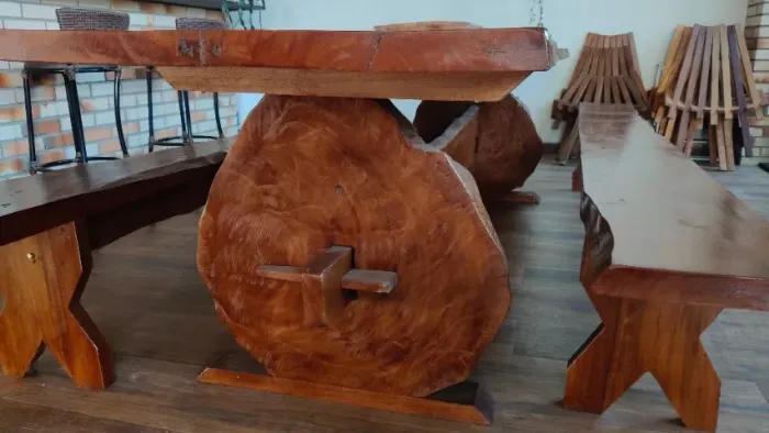 Mesa rústica