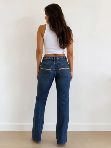 Calça Jeans Tassa Com Cinto 36