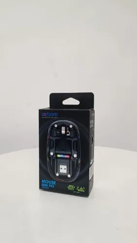 Mouse Exbom MS-S350T Transparente RGB 2.4G | Bluetooth