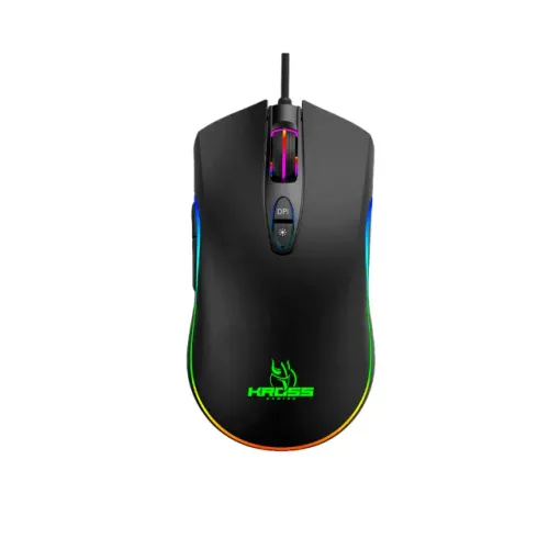 Mouse Gamer Kross Gungnir KE-MG125 USB 4800 DPI RGB Preto 7 Botões