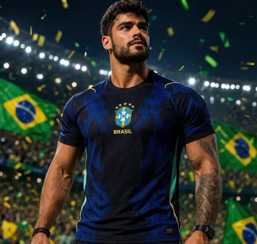 Camisa do Brasil tailandês 1x4