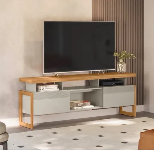 Rack Belluno 180 Nature e Off White