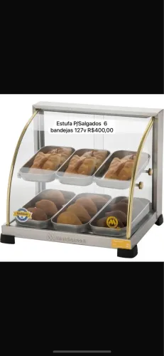 Estufa para salgados