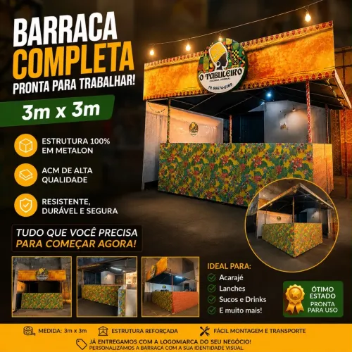 Barraca GG pra vender o que quiser