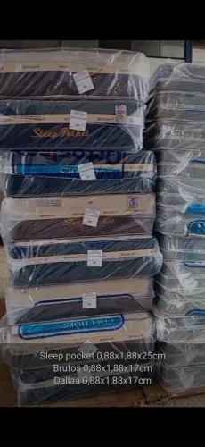 Colchao solteiro molas ensacadas conforto 