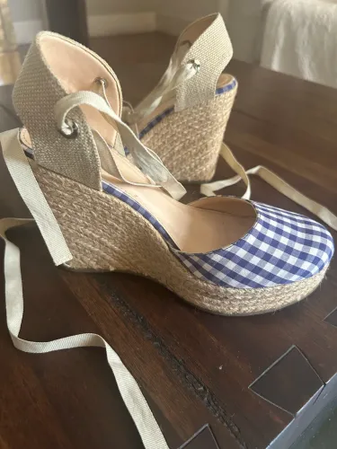 Espadrille plataforma Vichy