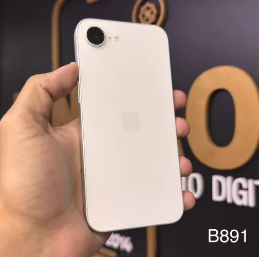 LOJA FÍSICA. IPHONE 16e 128GB BRANCO | GARANTIA APPLE ATÉ AGOSTO | RETIRE HOJE