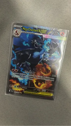 CARTA ILUSTRAÇÃO RARA CHARIZARD X EX 125/094
