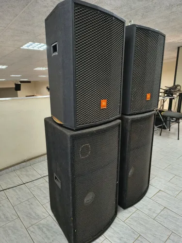 Kit P.A. Completo: 2 Caixas JBL Selenium SCP15X + 2 Caixas Base/Grave Passivas