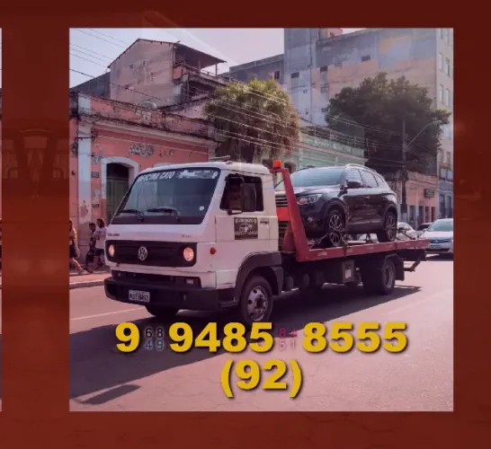 Guincho disponível! Ligue agora: 92?9?9485?8555 - Caio garante atendimento rápido!