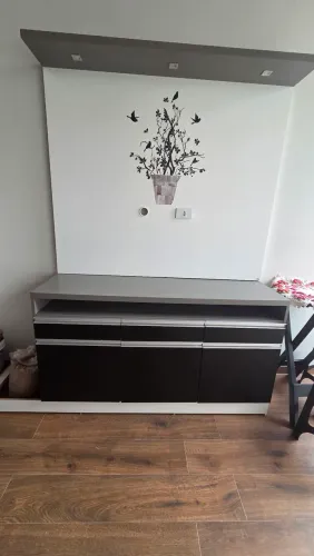 Lindo Rack em MDF com painel em LED !