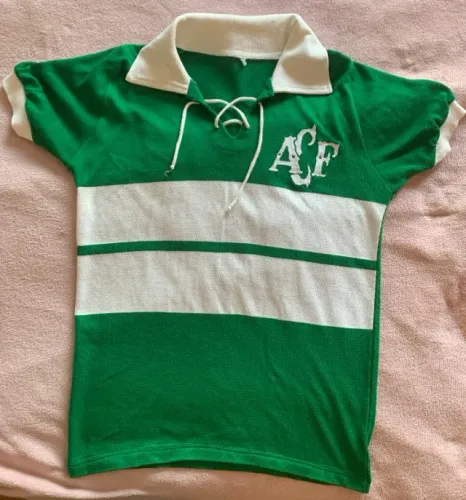 Camisa Chapecoense Retro 1977 feita em lãzinha tamanho P