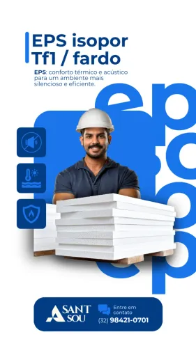 PROMOÇÃO | Pacote EPS isopor 40mm (3m²) 