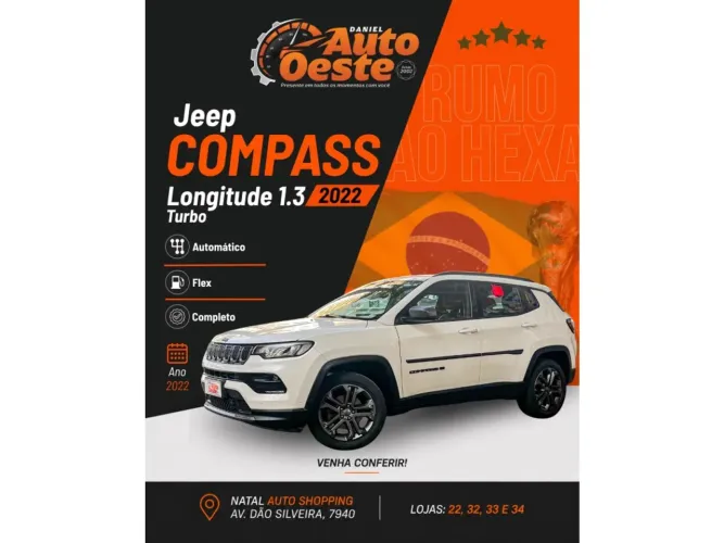 Jeep Compass Long. T270 1.3 TB 4X2 Flex AUT 2022