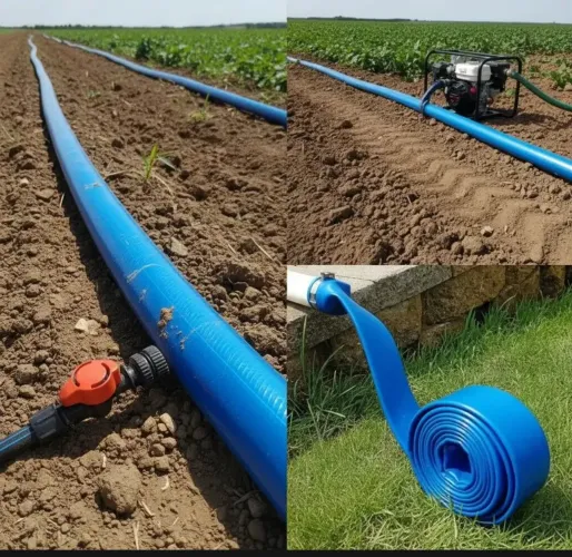 Mangueira 3" Flat Chata Drenagem Irrigação Escoamento