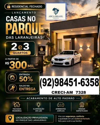 VENDE-SE CASAS NOVAS PQ. DAS LARANJEIRAS PROX. COND. SÃO JUDAS RESIDENCIAL FECHADO