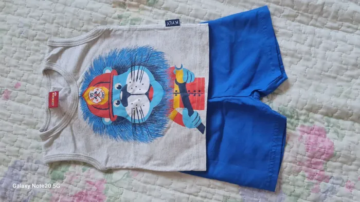 Conjunto kyly nunca usado tam P. Verão. Bebê.
