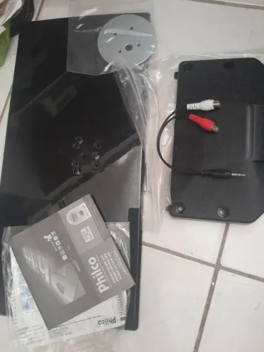 ? Oportunidade! Kit Completo TV Philco: Base Pedestal + Suporte Fixo Parede + Cabos + Ma