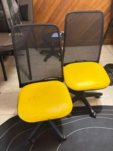 dupla de cadeira escritório