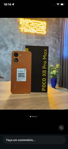 Poco X8 pro Max 512/12 laranja