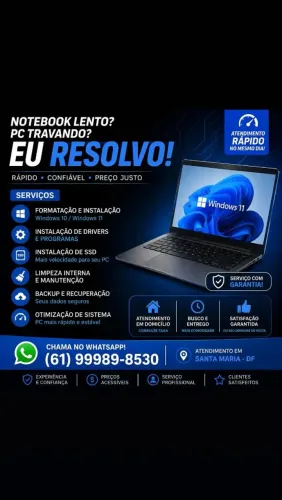 Instalação de Windows e formatação de PC