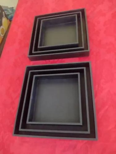 VENDE -SE TRIO DE BANDEJAS PROVENÇAL PARA FESTA E DECORAÇÃO