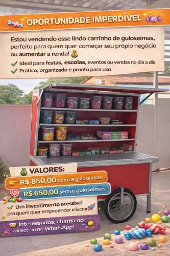 CARRINHO DE GULOSEIMAS 
