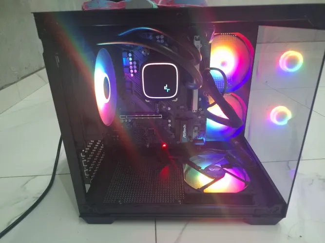 Pc gamer am5 ryzen 8500g placa mae a620 16gb ddr5 5600mhz