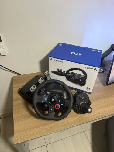 Logitech G29 + Câmbio H + Pedais | 4 meses de uso | Com caixa