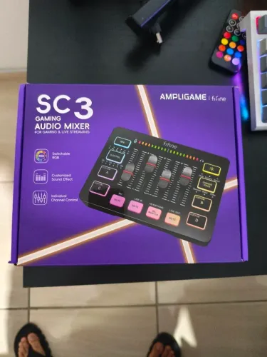 Ampligame fifine áudio Mixer sc3